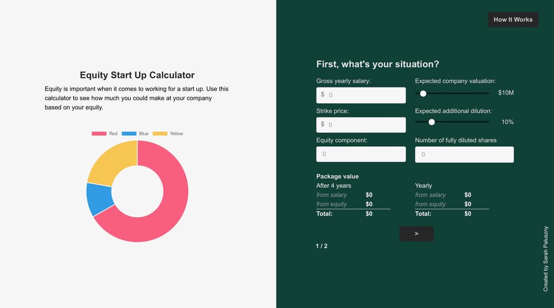 Equity Calculator